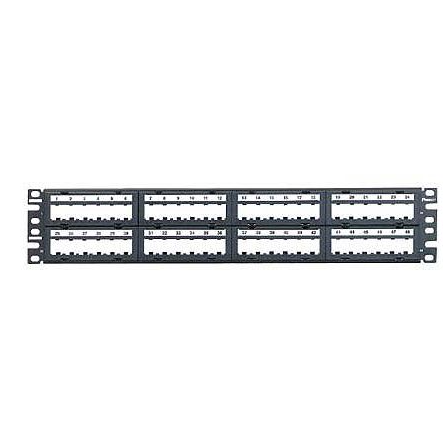 Panduit CPPL48M6BLY 48-Port 2U Mini-Com Patch Panel