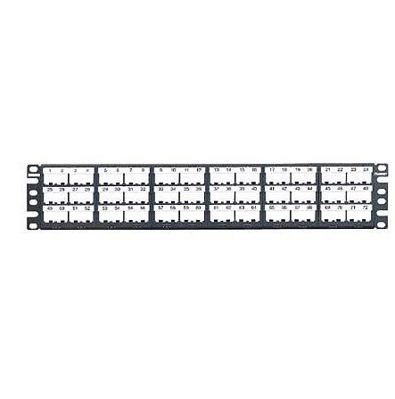 Panduit CPPL72WBLY 72-Port 2U Mini-Com Patch Panel