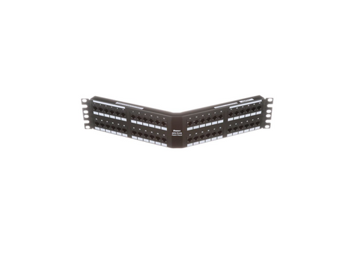 Panduit DPA48688TGY 48 Port Cat6 Angled Patch Panel
