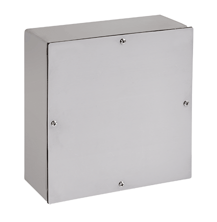 Hoffman ASE12X12X6SSNK Type 4X Screw Cover Pull Box