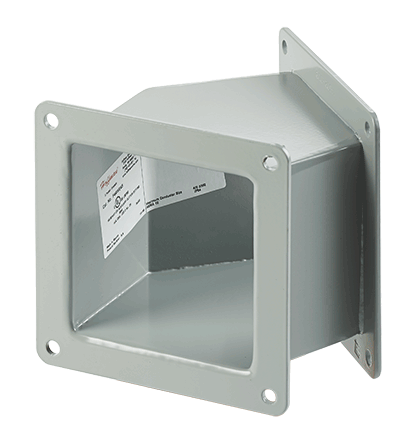 Hoffman F66WE45 Category 12 Feed-Through Wireway 45-Degree Elbow