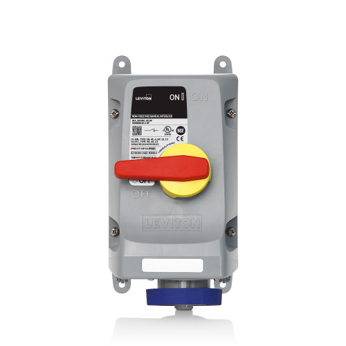 Leviton 330MI6WLEV LEV Series IEC Pin & Sleeve Mechanical Interlock