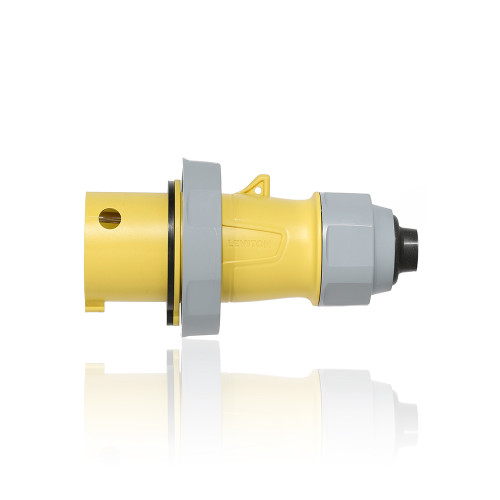 Leviton 330P4WLEVA LEV Series IEC Pin & Sleeve Plug with Screwless Clamp Assembly