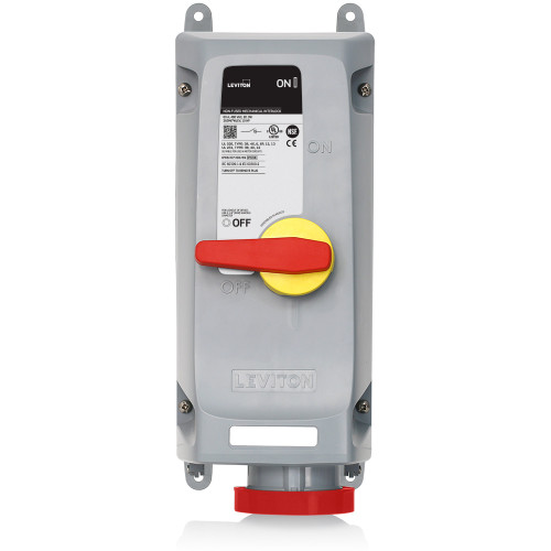 Leviton 360MI7WLEV LEV Series IEC Pin & Sleeve Mechanical Interlock