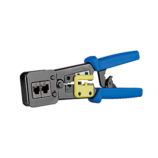 Leviton 40989-ACT EZ-RJ45 Advanced Crimp Tool, Blue