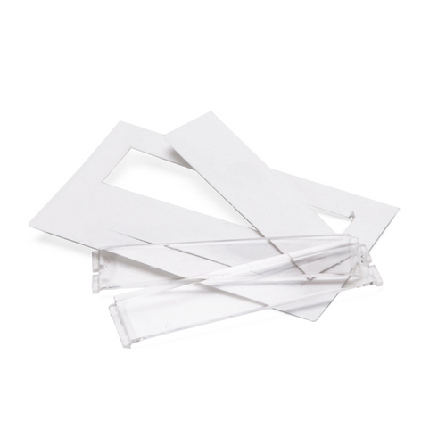 Leviton 43080-IDW QuickPort Identification Window for Stainless-Steel and Angled Wallpates
