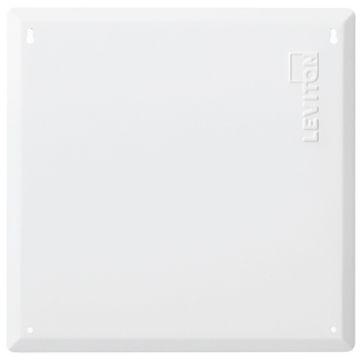 Leviton 47605-14B 14" Structured Media Flush Mount Cover, Metal, 6 Pack, White
