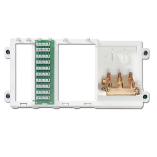 Leviton 47606-BTV Basic Telephone & Video Panel