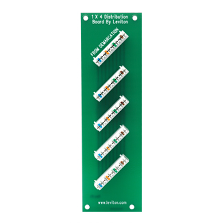 Leviton 47609-4 1x4 Phone Board