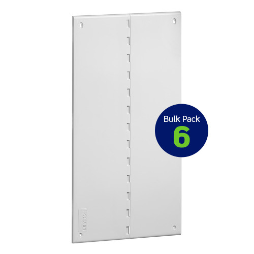 Leviton 49605-28F 28" Vented Cover, Plastic, 6 Pack, White