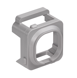 Leviton AB200-G Connector Adapter Bezel for Clipsal Wallplates, Gray