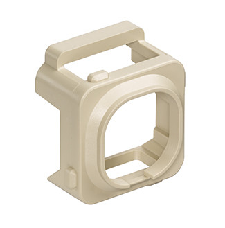 Leviton AB200-I Connector Adapter Bezel for Clipsal Wallplates, Ivory
