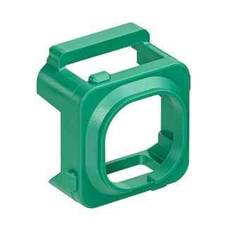 Leviton AB200-V Connector Adapter Bezel for Clipsal Wallplates, Green