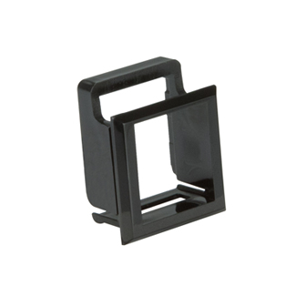 Leviton AB300-E Connector Adapter Bezel for Lexcom Wallplates, Black
