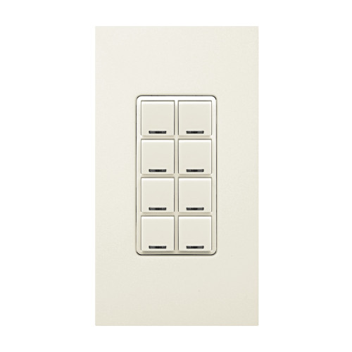 Leviton CKDNK-80T GreenMAX DRC 8-Button Color Change Kit, Light Almond