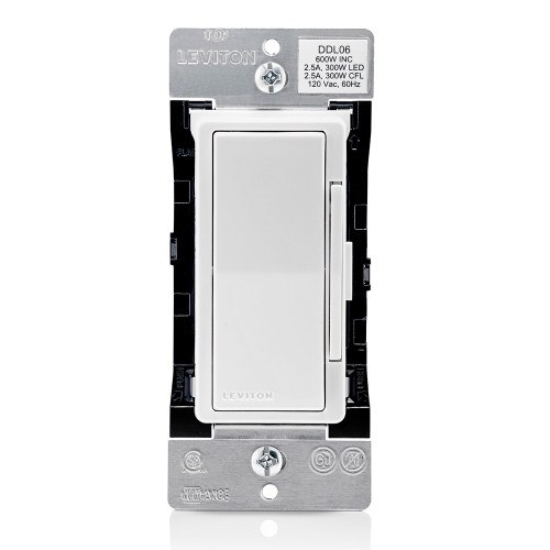 Leviton DDL06-1LZ Decora Digital Universal Dimmable LED, CFL and Incandescent Digital Dimmer