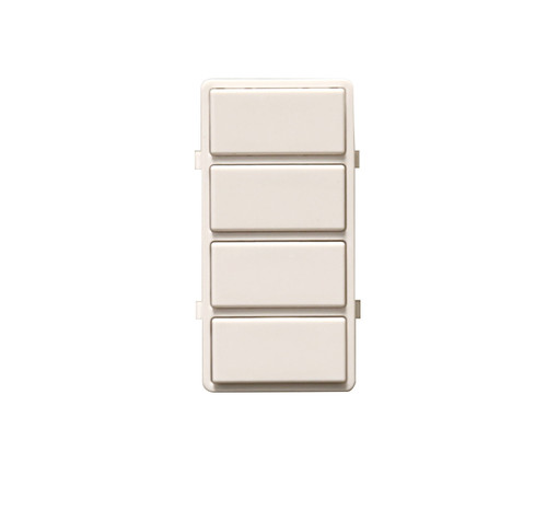 Leviton DS4KT-1PW Decora Smart 4 Button Color Cange White