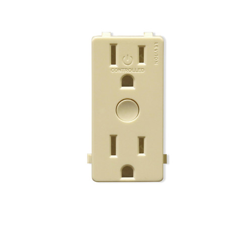 Leviton DSRKT-1PT Decora Smart Outlet Color Change Kit Light Almond