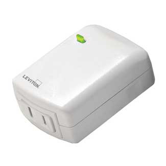 Leviton DZPD3-2BW Indoor Decora Smart Z-Wave Plus Plug-in Dimmer