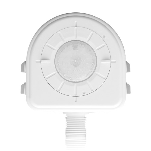 Leviton HB011-BD2 Occupancy Sensor, Dimming, Fixture Mount, High Bay/Low Bay, PIR, 347V, 42" Leads, Bulk Pack, White