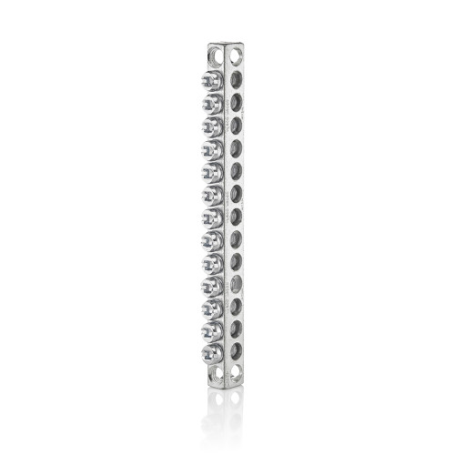Leviton LGBKT Ground Bar Kit with Mounting Screws, 14 - 4 AWG