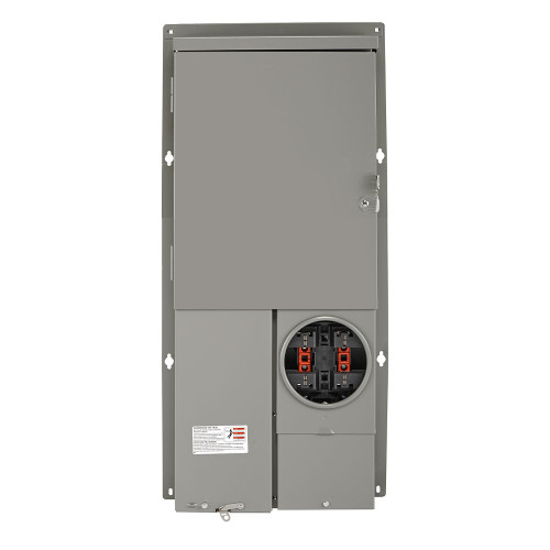 Leviton LP120-SR 12 Space Outdoor Meter Main Combo with 200A Main Circuit Breaker, Solar-Ready