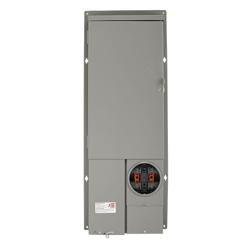 Leviton LP312-SR 30 Space Outdoor All-In-One Meter Load Center Combo with 125A Main Circuit Breaker, Solar-Ready