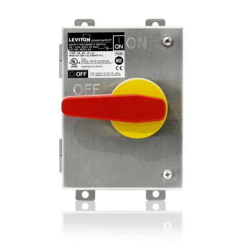 Leviton MDS3-AX Powerswitch Safety Disconnect Switch