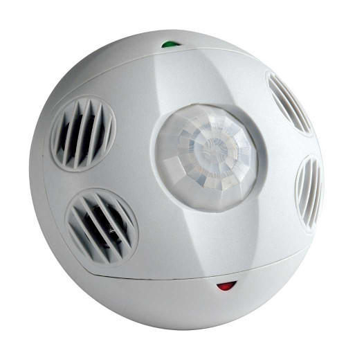 Leviton OSC20-MAW Occupancy Sensor, Multi-Technology (PIR/US), Ceiling Mount, 2000SF, Made in USA, White