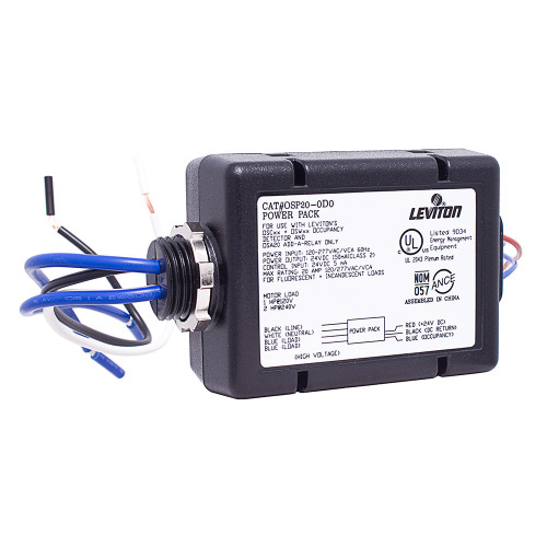 Leviton OSP20-DA0 Occupancy Sensor Power Pack, 20 Amp