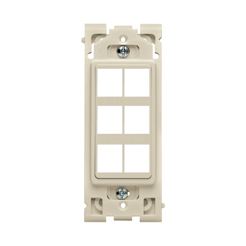 Leviton RE640-NS6 6-Port Renu Insert, Navajo Sand