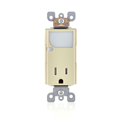 Leviton T6525-I IV Combination Decora Tamper-Resistant Receptacle/Outlet