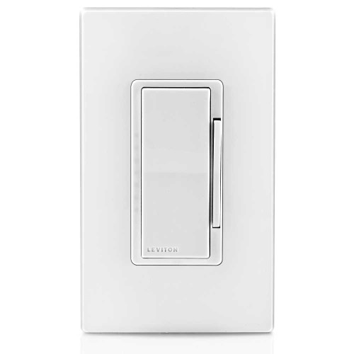 Leviton ZS057-D0Z Wall Switch, 0-10V Dimmer, 120-277V, Lumina RF