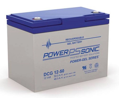 Power Sonic DCG12-50 M6 12V 50Ah Deep Cycle Gel Battery