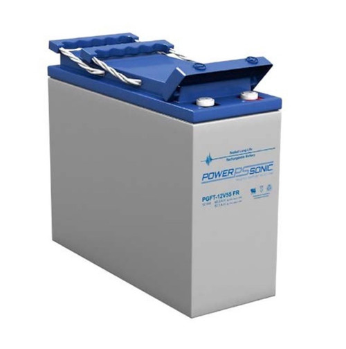Power Sonic PGFT-12V55 M6 12V 190Ah Long Life Front Terminal VRLA Battery