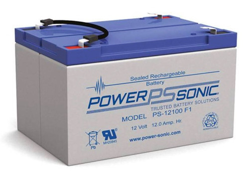 Power Sonic PS-12100 F2 12V 12Ah General Purpose VRLA Battery