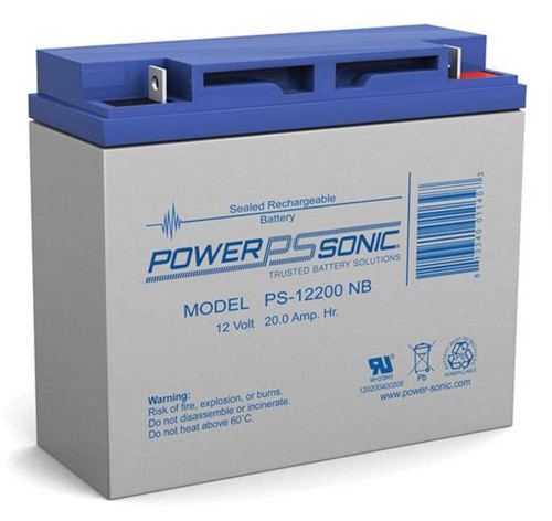Power Sonic PS-12200 NB2 12V 20Ah General Purpose VRLA Battery