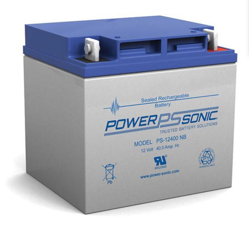 Power Sonic PS-12400 M6 12V 40Ah General Purpose VRLA Battery