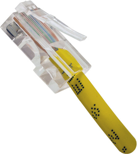 Vertical Cable 093-749/14YL 14Ft Yellow Non-Booted Cat5E Patch Cord