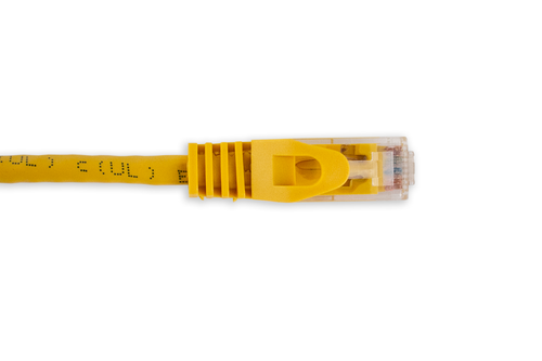 Vertical Cable 092-596/2YL Cat5E 2Ft Yellow Booted Patch Cord