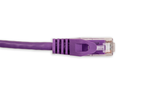 Vertical Cable 094-818/3PR Cat6 3Ft Purple Booted Patch Cord