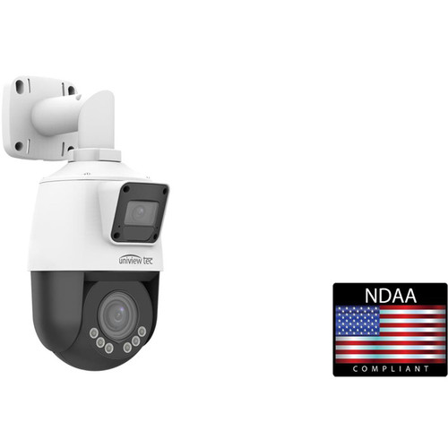 Uniview Technology IPCSD2428X 2MP Dual Lens Dual Light 4X Mini-PTZ Dome Camera