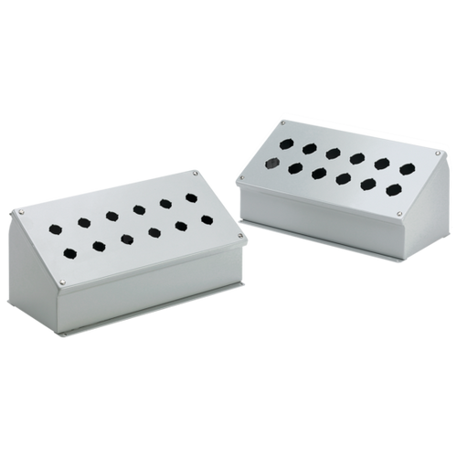 Hoffman E1PBA Type 12 Sloped-Front Pushbutton Enclosure