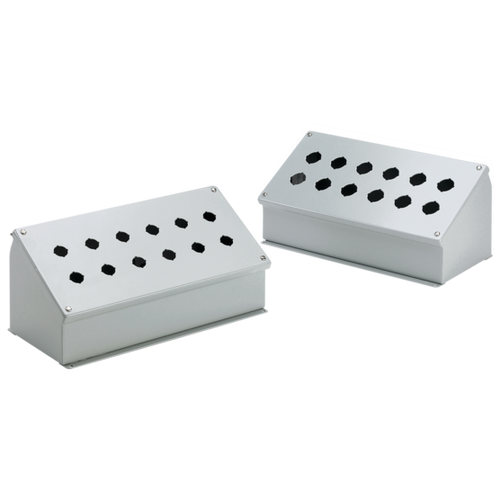 Hoffman E4SPBAM Type 12 Sloped-Front Pushbutton Enclosure
