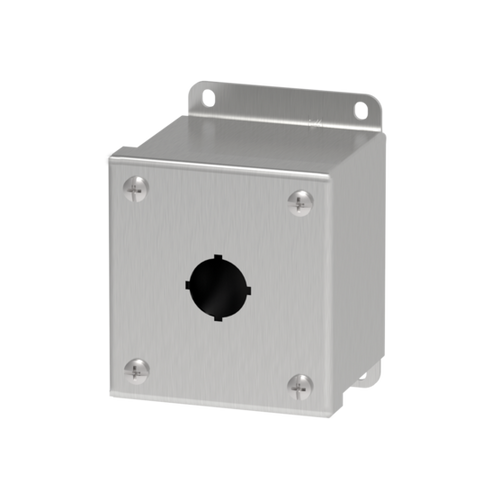 Hoffman E1PBGSS Type 4X Stainless Steel 22.5-mm Pushbutton Enclosure