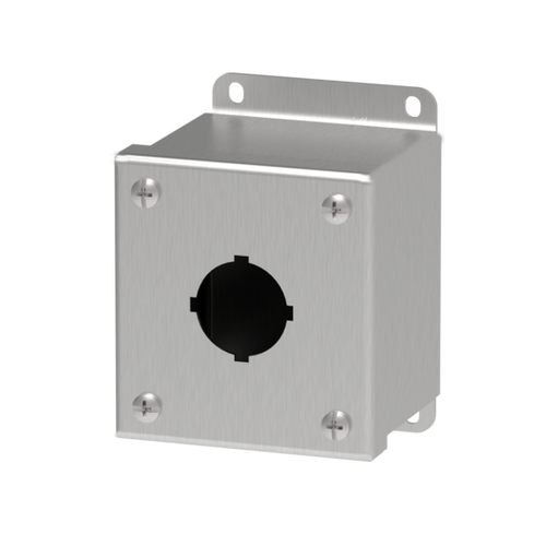 Hoffman E1PBSS6 316 Type 4X Stainless Steel 30.5-mm Pushbutton Enclosure