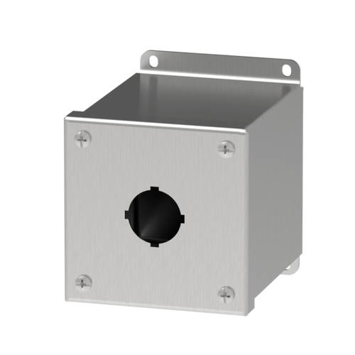 Hoffman E1PBXSS Type 4X Stainless Steel Extra-Deep 30.5-mm Pushbutton Enclosure