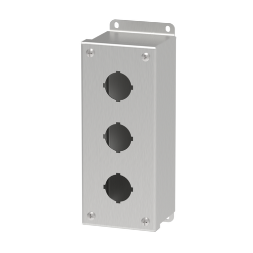 Hoffman E3PBSS Type 4X Stainless Steel 30.5-mm Pushbutton Enclosure