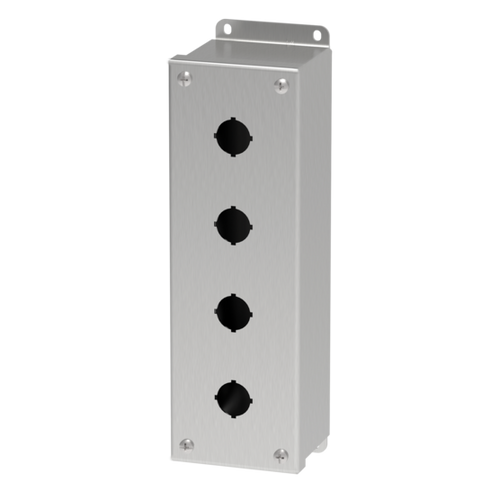 Hoffman E4PBSS6 Type 4X Stainless Steel 30.5-mm Pushbutton Enclosure