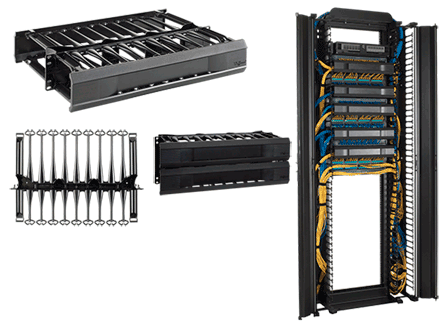 Hoffman DCHS4 CABLETEK Horizontal Cable Manager